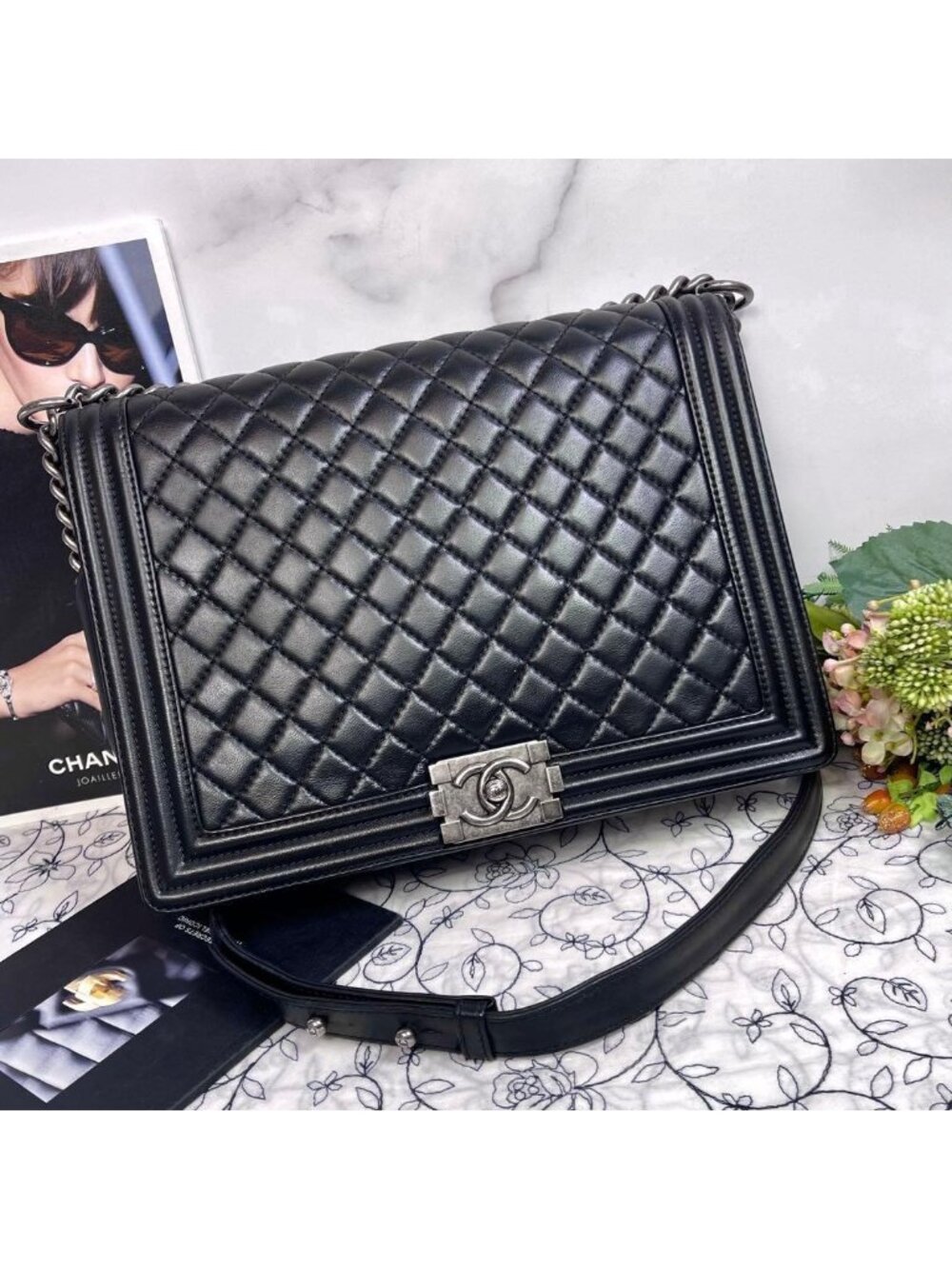 Chanel Boy Quilted 30